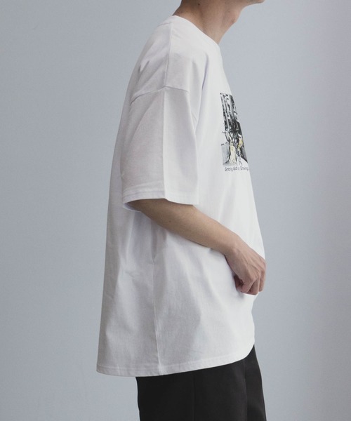 Mac-House(マックハウス)の「フォト刺繍ショートスリーブTシャツ(Tシャツ/カットソー・メンズ・ホワイト系1/ホワイト系2/ブルーグリーン/パープル・M/L)」の20枚目の写真