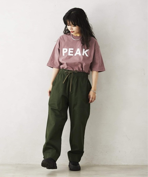 JOURNAL STANDARD relume（ジャーナルスタンダード　レリューム）の「《追加》SNOW PEAK / スノーピーク 別注 SP Logo Tシャツ（Tシャツ/カットソー・メンズ・ブラック/ピンク/ブルー・SMALL/MEDIUM/LARGE）」の7枚目の写真