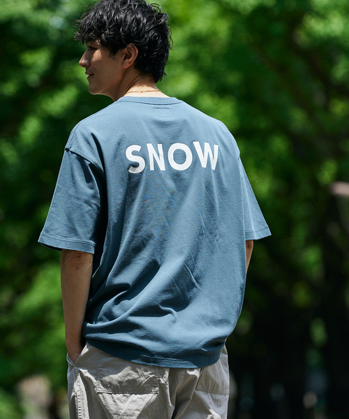 JOURNAL STANDARD relume（ジャーナルスタンダード　レリューム）の「《追加》SNOW PEAK / スノーピーク 別注 SP Logo Tシャツ（Tシャツ/カットソー・メンズ・ブラック/ピンク/ブルー・SMALL/MEDIUM/LARGE）」の14枚目の写真