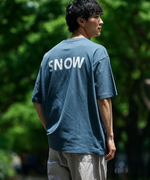 JOURNAL STANDARD relume（ジャーナルスタンダード　レリューム）の「《追加》SNOW PEAK / スノーピーク 別注 SP Logo Tシャツ（Tシャツ/カットソー・メンズ・ブラック/ピンク/ブルー・SMALL/MEDIUM/LARGE）」の15枚目の写真
