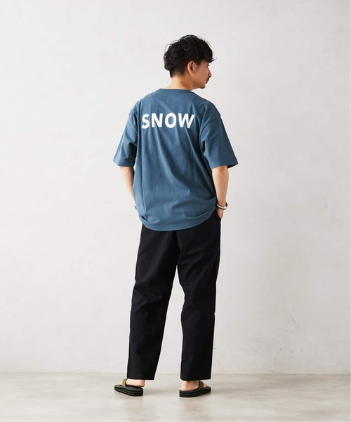 JOURNAL STANDARD relume（ジャーナルスタンダード　レリューム）の「《追加》SNOW PEAK / スノーピーク 別注 SP Logo Tシャツ（Tシャツ/カットソー・メンズ・ブラック/ピンク/ブルー・SMALL/MEDIUM/LARGE）」の16枚目の写真