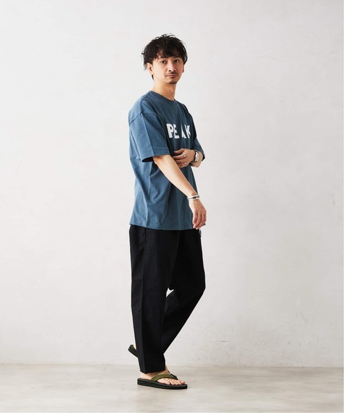 JOURNAL STANDARD relume（ジャーナルスタンダード　レリューム）の「《追加》SNOW PEAK / スノーピーク 別注 SP Logo Tシャツ（Tシャツ/カットソー・メンズ・ブラック/ピンク/ブルー・SMALL/MEDIUM/LARGE）」の17枚目の写真
