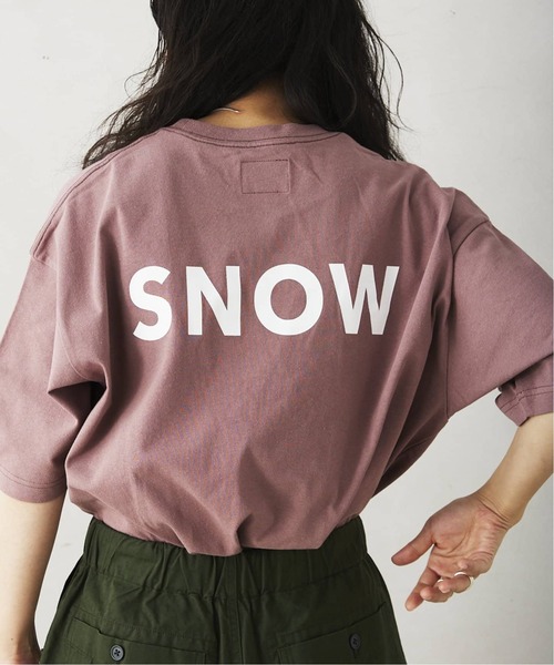 JOURNAL STANDARD relume（ジャーナルスタンダード　レリューム）の「《追加》SNOW PEAK / スノーピーク 別注 SP Logo Tシャツ（Tシャツ/カットソー・メンズ・ブラック/ピンク/ブルー・SMALL/MEDIUM/LARGE）」の18枚目の写真