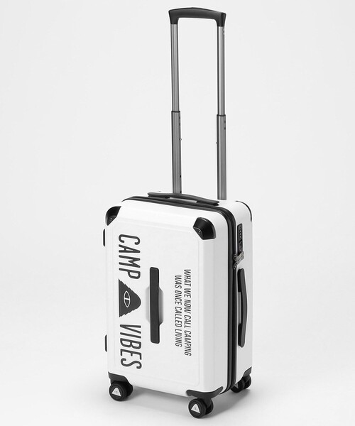 POLER CAMP VIBES キャリーケース ホワイト POLeR（ポーラー）の「POLeR/ポーラー ADVENTURE LUGGAGE 20（スーツ