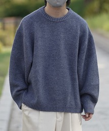 molk（モルク）の「【molk】バルーンスリーブメランジニット（ニット/セーター・メンズ）」