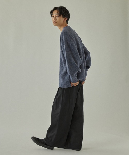 molk（モルク）の「【molk】バルーンスリーブメランジニット（ニット