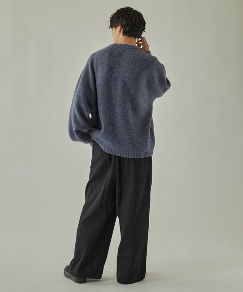 molk（モルク）の「【molk】バルーンスリーブメランジニット（ニット