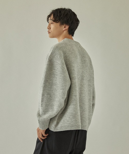 molk（モルク）の「【molk】バルーンスリーブメランジニット（ニット