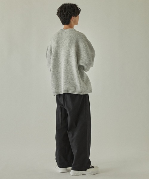 molk（モルク）の「【molk】バルーンスリーブメランジニット（ニット