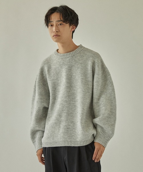 molk】バルーンスリーブメランジニット（ニット/セーター）｜molk