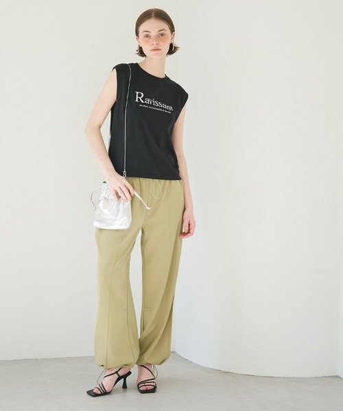 セール】【WEB限定セール】パール付きロゴTシャツ（Tシャツ