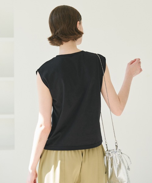 セール】【WEB限定セール】パール付きロゴTシャツ（Tシャツ/カットソー