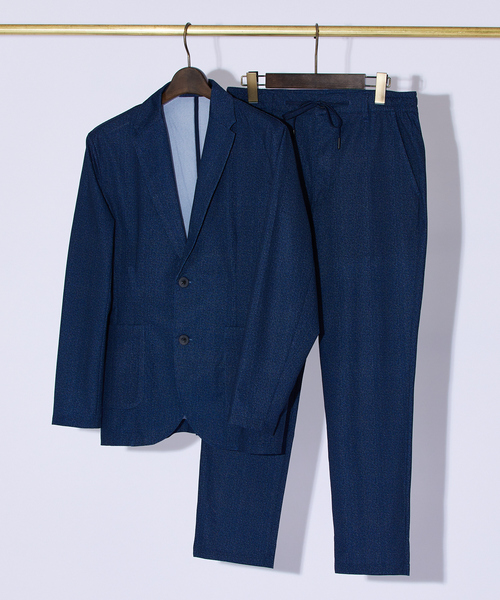 ABAHOUSE GRAY（アバハウスグレイ）の「【Air Hole Stretch / セットアップ対応】メッシュジャケット / サマージャケット（テーラードジャケット・メンズ・ライトグレー/モカ/ブルー/ネイビー・44/50/48/46）」の14枚目の写真