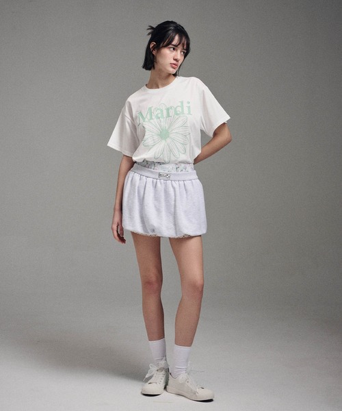 Mardi Mercredi（マルディメクルディ）の「TSHIRT FLOWERMARDI