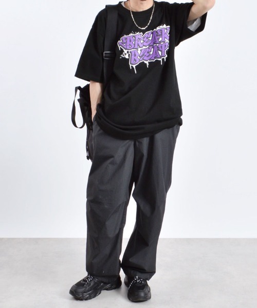 MODISH GAZE(モディシュガゼ)の「【MODISH GAZE】7.4スーパーヘビーオンス発泡プリントグラフィックプリントTシャツ BREAK BEAT(CP)(Tシャツ/カットソー・レディース・ホワイト/ブラック/ライトブルー・XL/L/M)」の18枚目の写真