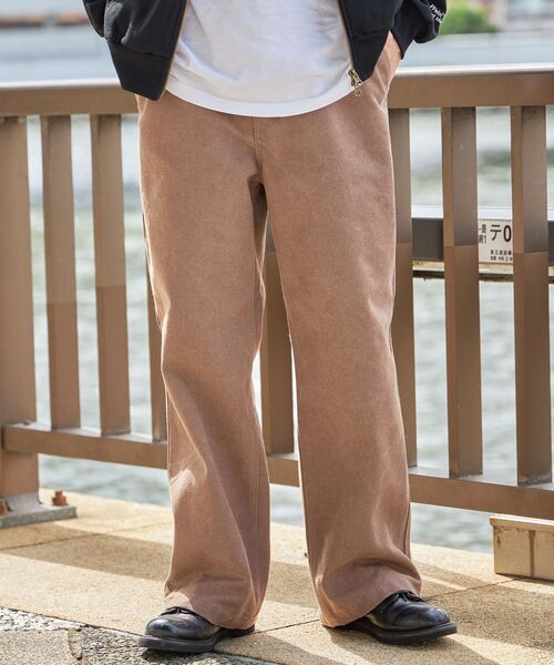 FFEIN(フェイン)の「【FFEIN(フェイン)】ワイドストレートデニムパンツ / シンプル ノームコア 綺麗目 セットアップ シティガール シティボーイ(デニムパンツ・メンズ・ブラウン/ネイビー/チャコール・SMALL/MEDIUM/LARGE)」の22枚目の写真
