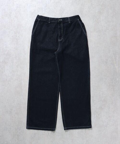 FFEIN(フェイン)の「【FFEIN(フェイン)】ワイドストレートデニムパンツ / シンプル ノームコア 綺麗目 セットアップ シティガール シティボーイ(デニムパンツ・メンズ・ブラウン/ネイビー/チャコール・SMALL/MEDIUM/LARGE)」の18枚目の写真