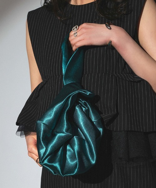 DONOBAN(ドノバン)の「【ANDRESD】coron form bag パーティーバッグ 結婚式 二次会 お呼ばれ フォーマル オケージョン(ハンドバッグ・レディース・パープル/グリーン/ターコイズブルー/ピンク/ゴールド/シルバー/ブラック/ベージュ/ライトグリーン・ONE)」の6枚目の写真