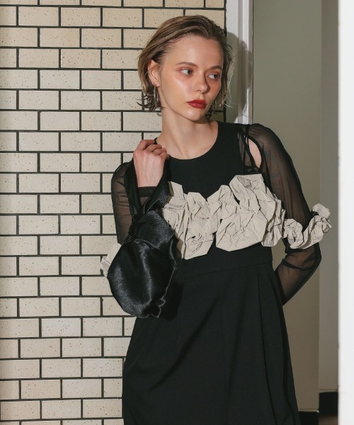 DONOBAN(ドノバン)の「【ANDRESD】coron form bag パーティーバッグ 結婚式 二次会 お呼ばれ フォーマル オケージョン(ハンドバッグ・レディース・パープル/グリーン/ターコイズブルー/ピンク/ゴールド/シルバー/ブラック/ベージュ/ライトグリーン・ONE)」の2枚目の写真