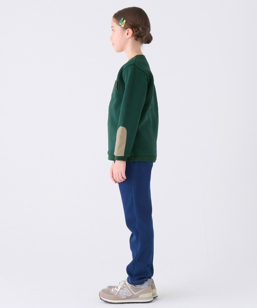 KRIFF MAYER Kid's Collection(クリフメイヤーキッズコレクション)の「【ふんわりスウェット】ふっくら裏起毛クルー(スウェット・キッズ・レンガ/グリーン/ネイビー/グレー/ブラック・120/130/140/150/160/170)」の8枚目の写真