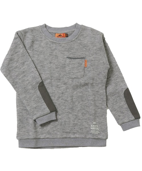 KRIFF MAYER Kid's Collection(クリフメイヤーキッズコレクション)の「【ふんわりスウェット】ふっくら裏起毛クルー(スウェット・キッズ・レンガ/グリーン/ネイビー/グレー/ブラック・120/130/140/150/160/170)」の18枚目の写真