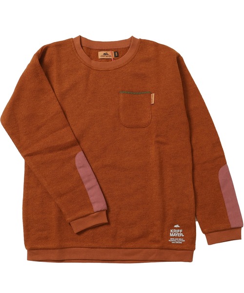 KRIFF MAYER Kid's Collection(クリフメイヤーキッズコレクション)の「【ふんわりスウェット】ふっくら裏起毛クルー(スウェット・キッズ・レンガ/グリーン/ネイビー/グレー/ブラック・120/130/140/150/160/170)」の20枚目の写真