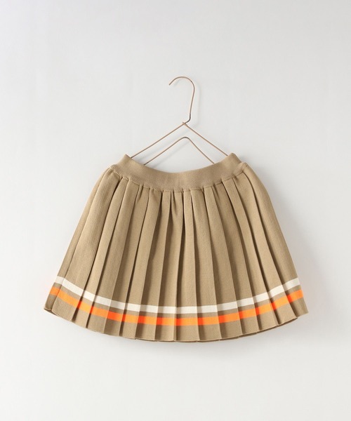 LOWRYS FARM(ローリーズファーム)の「ラインプリーツスカート 145393(スカート・キッズ・ブラウン/ネイビー・110cm/120cm/130cm/140cm/150cm)」の1枚目の写真