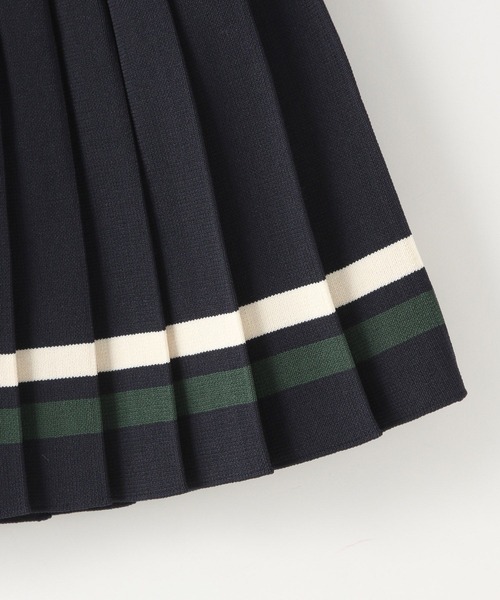 LOWRYS FARM(ローリーズファーム)の「ラインプリーツスカート 145393(スカート・キッズ・ブラウン/ネイビー・110cm/120cm/130cm/140cm/150cm)」の4枚目の写真