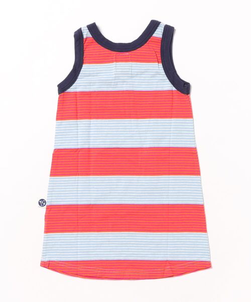 RUGGEDWORKS（ラゲッドワークス）の「ボーダー柄タンクトップ（タンクトップ・キッズ・オレンジ・110cm）」の2枚目の写真