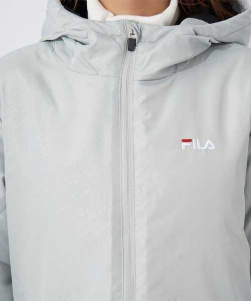 FILA（フィラ）の「中綿ベンチコート（その他アウター・レディース・ライトグレー/ワイン・MEDIUM/LARGE/X-LARGE/XX-LARGE）」の9枚目の写真