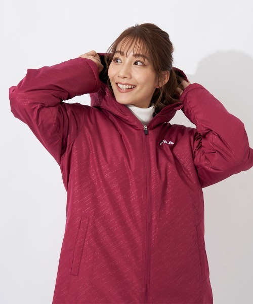 FILA（フィラ）の「中綿ベンチコート（その他アウター・レディース・ライトグレー/ワイン・MEDIUM/LARGE/X-LARGE/XX-LARGE）」の15枚目の写真