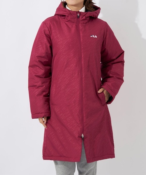 FILA（フィラ）の「中綿ベンチコート（その他アウター・レディース・ライトグレー/ワイン・MEDIUM/LARGE/X-LARGE/XX-LARGE）」の16枚目の写真