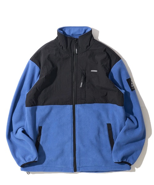 GERRY（ジェリー）の「【GERRY】ナイロン切替え スタンドカラー