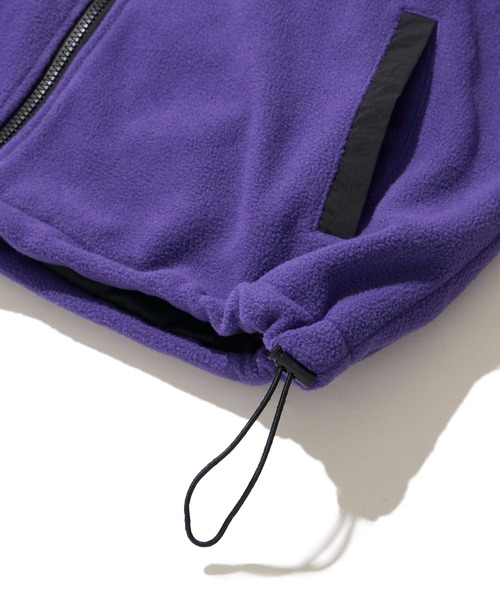 GERRY(ジェリー)の「【GERRY】ナイロン切替え スタンドカラーフリースジャケット(ブルゾン・メンズ・オートミール/ブラック/アイボリー/グレー/ブルー/パープル・MEDIUM/LARGE/X-LARGE)」の7枚目の写真