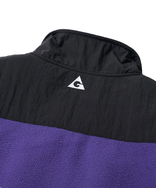 GERRY(ジェリー)の「【GERRY】ナイロン切替え スタンドカラーフリースジャケット(ブルゾン・メンズ・オートミール/ブラック/アイボリー/グレー/ブルー/パープル・MEDIUM/LARGE/X-LARGE)」の13枚目の写真