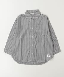 jeans-b | Jeans-b/ジーンズベー ストライプワイドシャツ(シャツ/ブラウス)