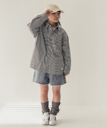 jeans-b | Jeans-b/ジーンズベー ストライプワイドシャツ(シャツ/ブラウス)