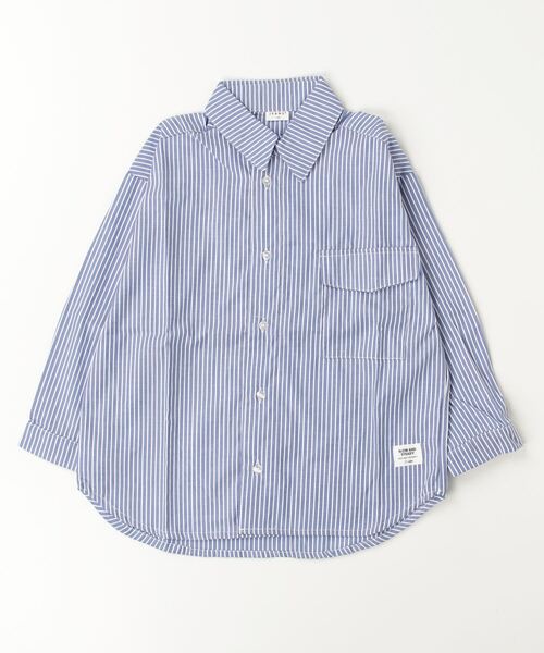 jeans-b（ジーンズベー）の「Jeans-b/ジーンズベー ストライプワイドシャツ（シャツ/ブラウス・キッズ・ブルー/ブラック・130cm/140cm/150cm/160cm/120cm）」の20枚目の写真