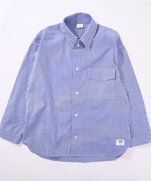 jeans-b（ジーンズベー）の「Jeans-b/ジーンズベー ストライプワイドシャツ（シャツ/ブラウス・キッズ・ブルー/ブラック・130cm/140cm/150cm/160cm/120cm）」の18枚目の写真