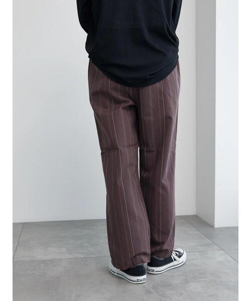 Samansa Mos2 blue（サマンサモスモスブルー）の「【イージーケア】リネン混イージーパンツ（その他パンツ・レディース・ブラック/グリーン/ブラウン/ネイビー/ベージュ・F）」の18枚目の写真