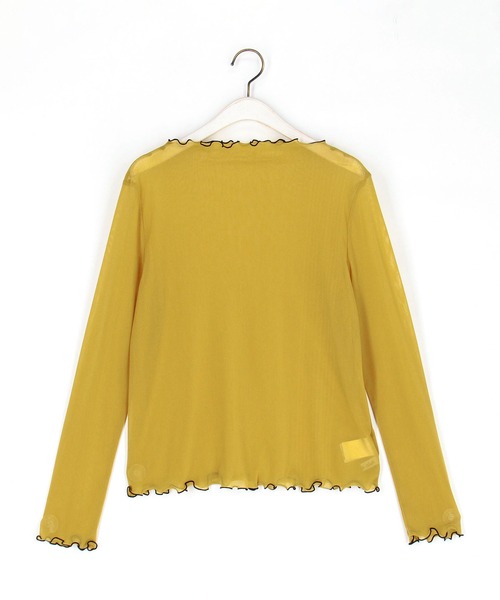 NICOLE CLUB（ニコル　クラブ）の「メロウシアーロングTEE（Tシャツ/カットソー・レディース・オフホワイト/チャコール/ベージュ/ネイビー/マスタード・FREE）」の7枚目の写真