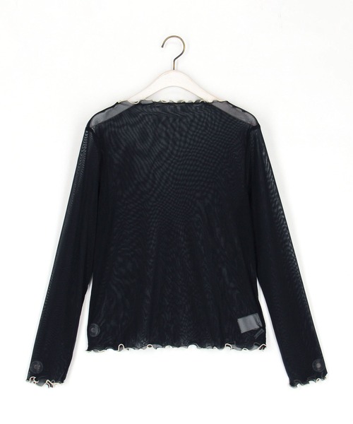 NICOLE CLUB（ニコル　クラブ）の「メロウシアーロングTEE（Tシャツ/カットソー・レディース・オフホワイト/チャコール/ベージュ/ネイビー/マスタード・FREE）」の10枚目の写真