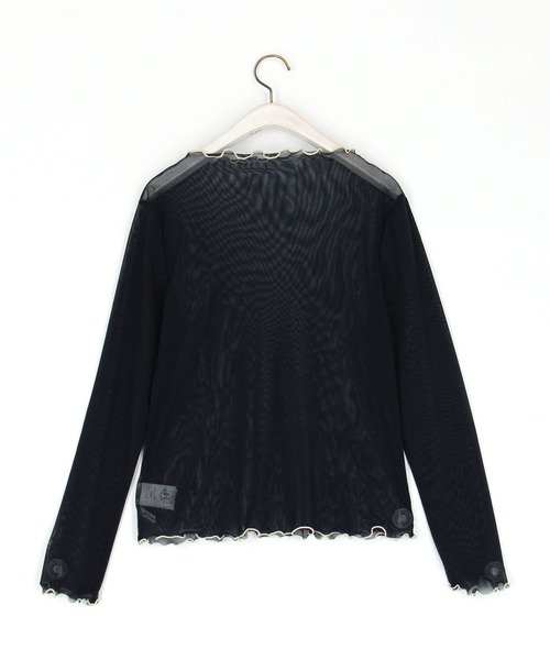 NICOLE CLUB（ニコル　クラブ）の「メロウシアーロングTEE（Tシャツ/カットソー・レディース・オフホワイト/チャコール/ベージュ/ネイビー/マスタード・FREE）」の11枚目の写真