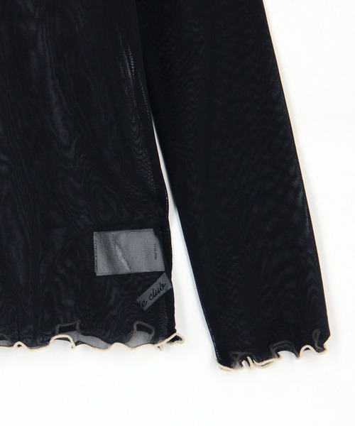 NICOLE CLUB（ニコル　クラブ）の「メロウシアーロングTEE（Tシャツ/カットソー・レディース・オフホワイト/チャコール/ベージュ/ネイビー/マスタード・FREE）」の13枚目の写真