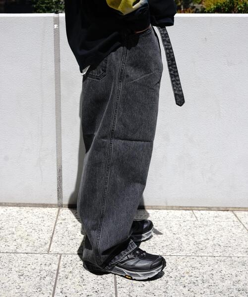 BEAVER(ビーバー)の「B omnivore/ビーオムニボー DENIM BELT LOOSE PANTS(デニムパンツ・メンズ・ブルー/その他4/グレー/ブラック・M/L/S)」の14枚目の写真