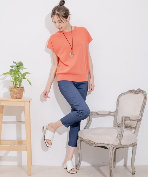 Jayro（ジャイロ）の「ストレッチパンツ（その他パンツ・レディース・ベージュ/ブラック/ブルー系その他2/ブルー系その他5/ワイン/カーキ/グレー・FREE）」の13枚目の写真