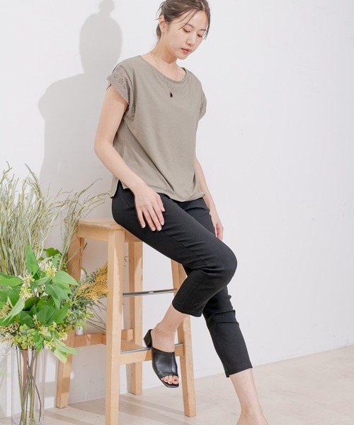 Jayro（ジャイロ）の「ストレッチパンツ（その他パンツ・レディース・ベージュ/ブラック/ブルー系その他2/ブルー系その他5/ワイン/カーキ/グレー・FREE）」の18枚目の写真