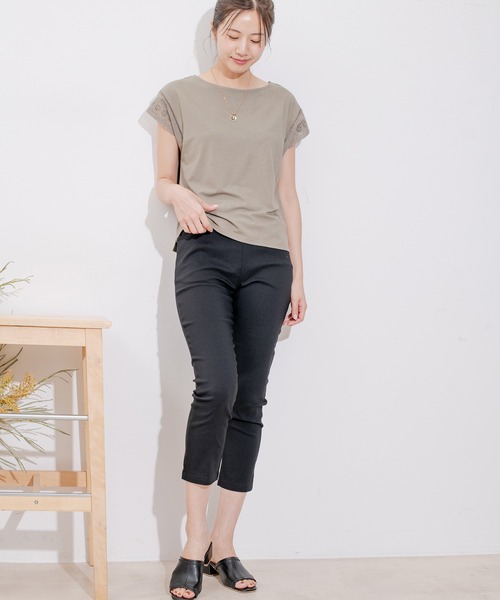 Jayro（ジャイロ）の「ストレッチパンツ（その他パンツ・レディース・ベージュ/ブラック/ブルー系その他2/ブルー系その他5/ワイン/カーキ/グレー・FREE）」の19枚目の写真