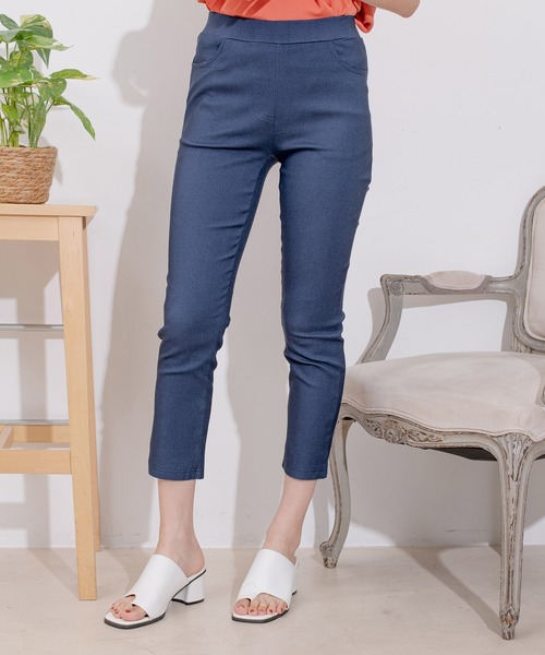 Jayro（ジャイロ）の「ストレッチパンツ（その他パンツ・レディース・ベージュ/ブラック/ブルー系その他2/ブルー系その他5/ワイン/カーキ/グレー・FREE）」の8枚目の写真