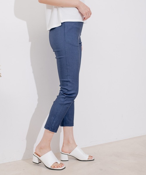 Jayro（ジャイロ）の「ストレッチパンツ（その他パンツ・レディース・ベージュ/ブラック/ブルー系その他2/ブルー系その他5/ワイン/カーキ/グレー・FREE）」の9枚目の写真